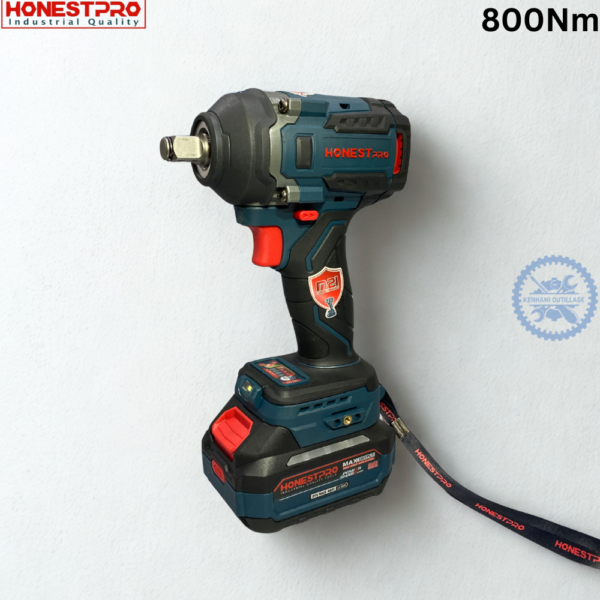 Boulonneuse Brushless sans fil Honestpro 800Nm