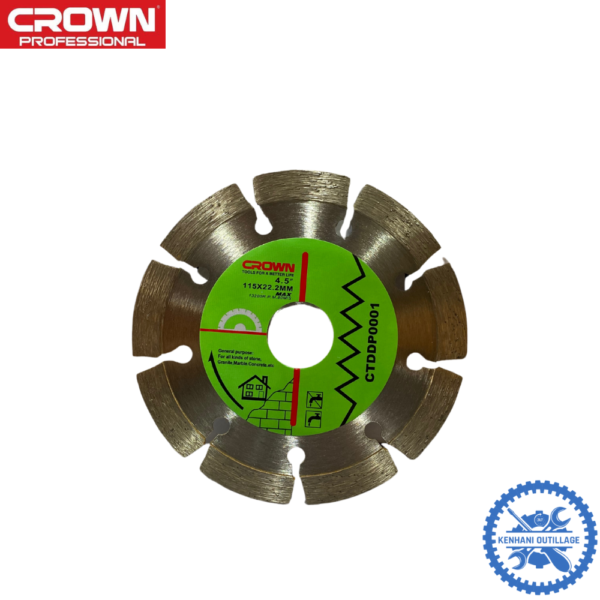 DISQUE DIAMANT CROWN VERT