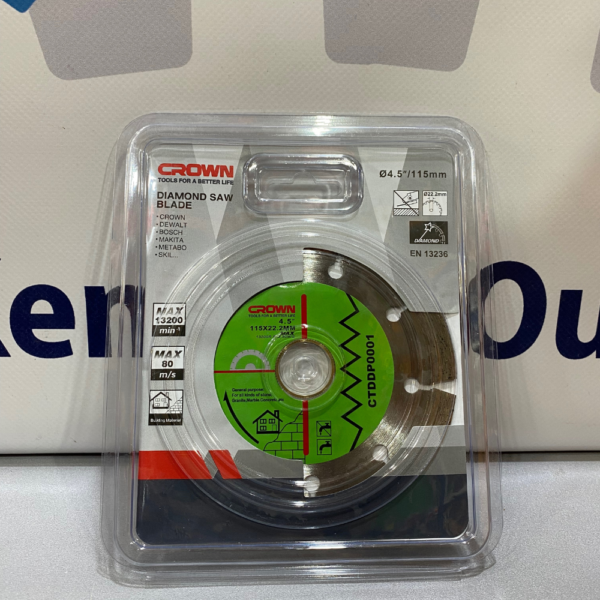 DISQUE DIAMANT CROWN VERT – Image 2