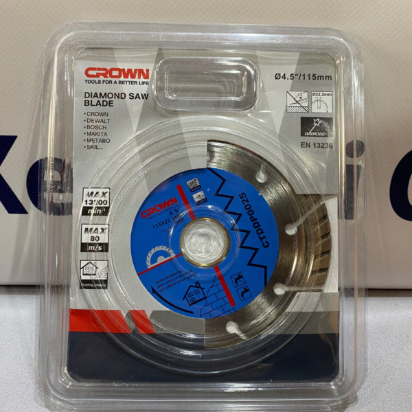 DISQUE DIAMANT CROWN BLEU – Image 2