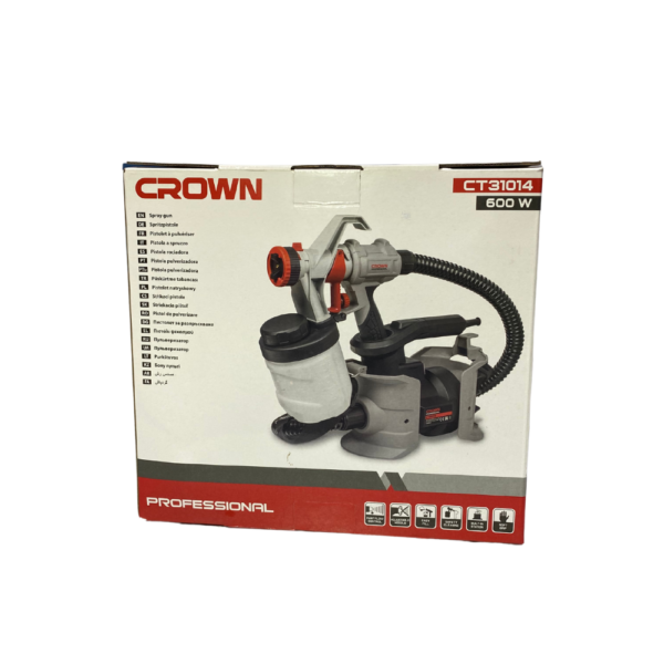 PISTOLET DE PEINTURE ELECTRIQUE CROWN – Image 2