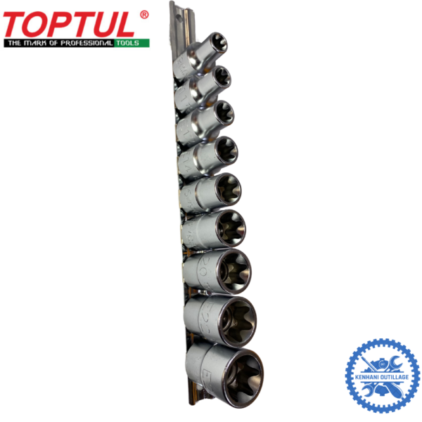 Jeux douille etoile Toptul