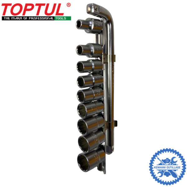 Jx douille 1/2" Avc bras 12p 10pcs