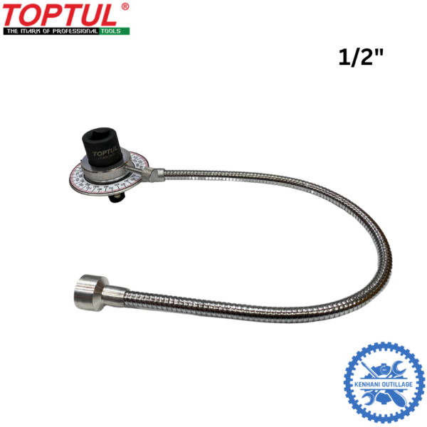 CLE DYNAMO METRIQUE ANGULAIRE TOPTUL 1/2"