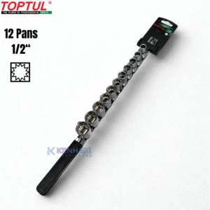 JEUX DE DOUILLES COURTE 1/2" TOPTUL 11 PCS 12P