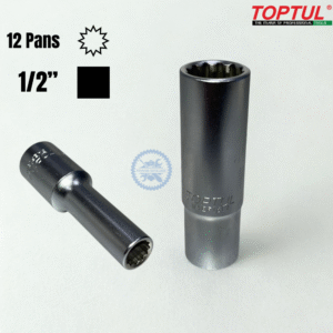 DOUILLES 1/2" LONGUE 12PANS TOPTUL