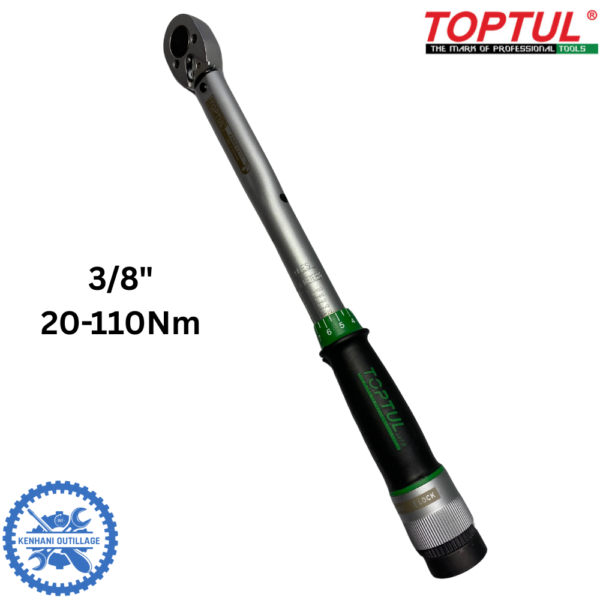 CLE DINAMO METRIQUE TOPTUL 3/8"