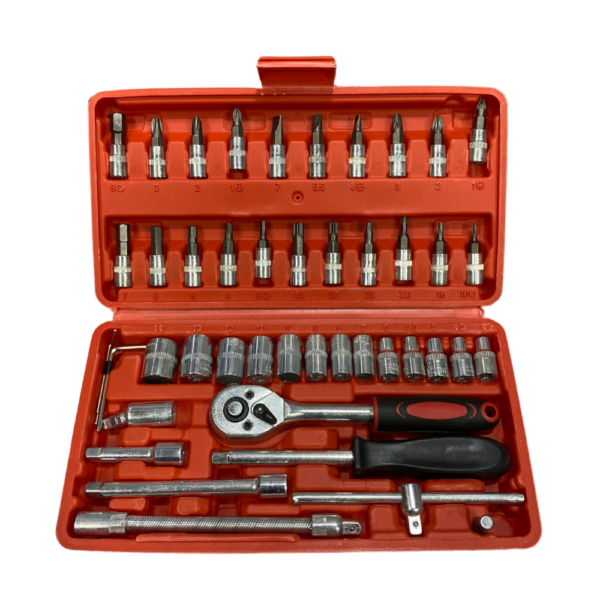 CAISSE DOUILLES 1/4" 46pcs