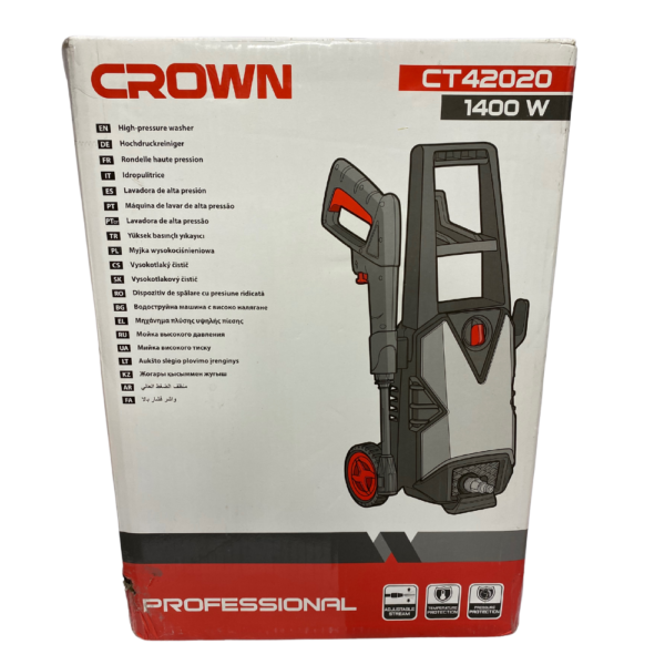 NETTOYEUR HAUTE PRESSION CROWN 1400W – Image 2