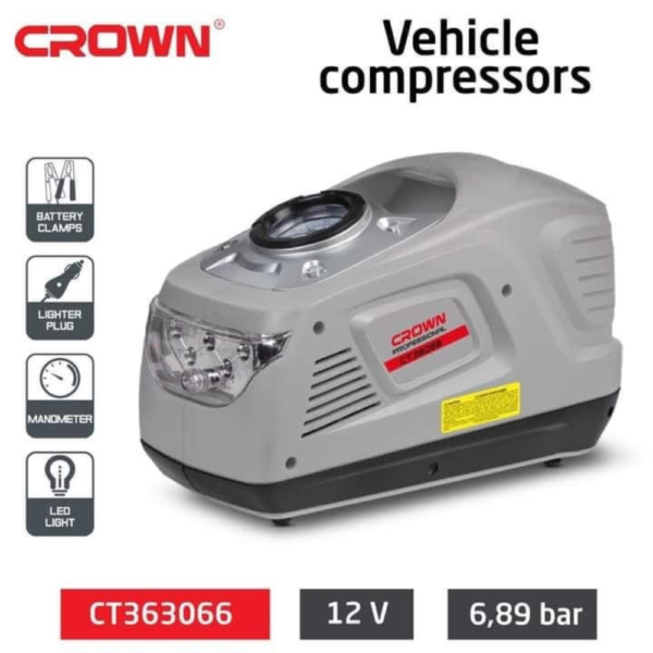 COMPRESSEURE AUTO 12V/220V