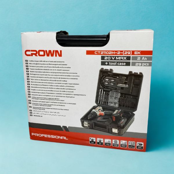 VISSEUSE CROWN 20V 29PCS – Image 2