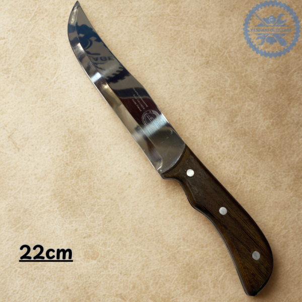 COUTEAU 22CM BRAS EN BOIS