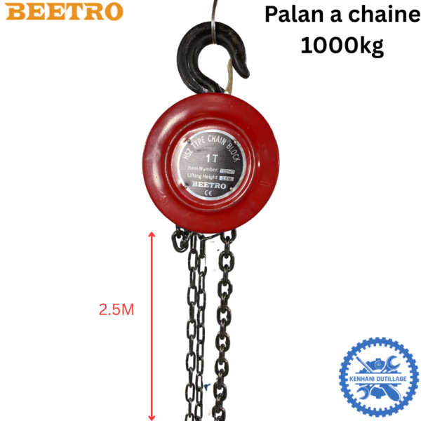 PALAN A CHAINE BEETRO 1TON