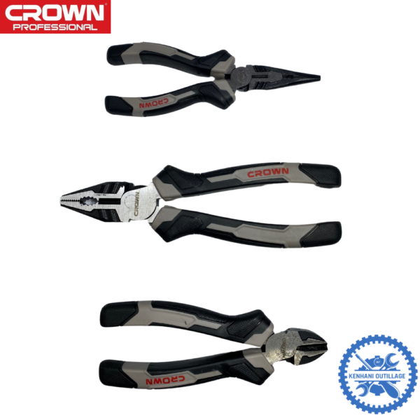 JEUX DE PINCES CROWN 3PCS