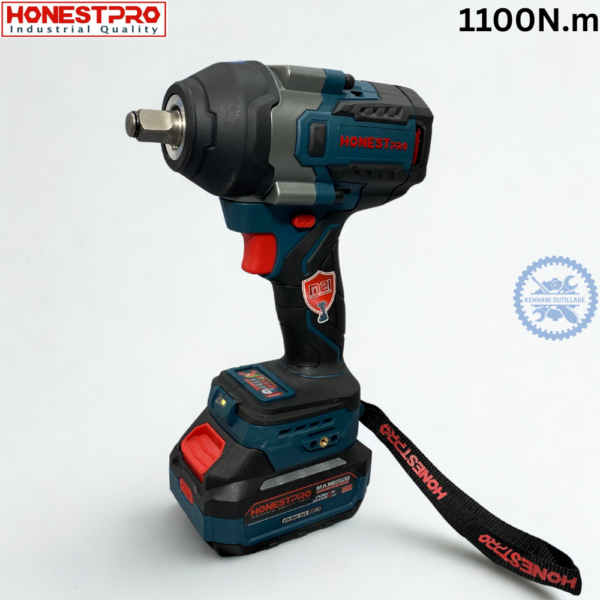 Boulonneuse Brushless sans fil Honestpro 1100Nm