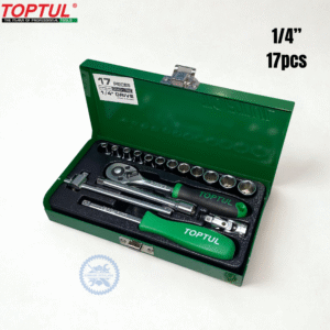 CAISSE A DOUILLES TOPTUL 1/4" 17pcs