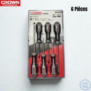 JEU TOURNEVIS 6PCS CROWN
