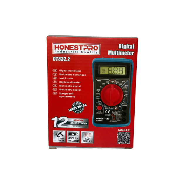 MULTIMETRE NUMERIQUE HONESTPRO – Image 3