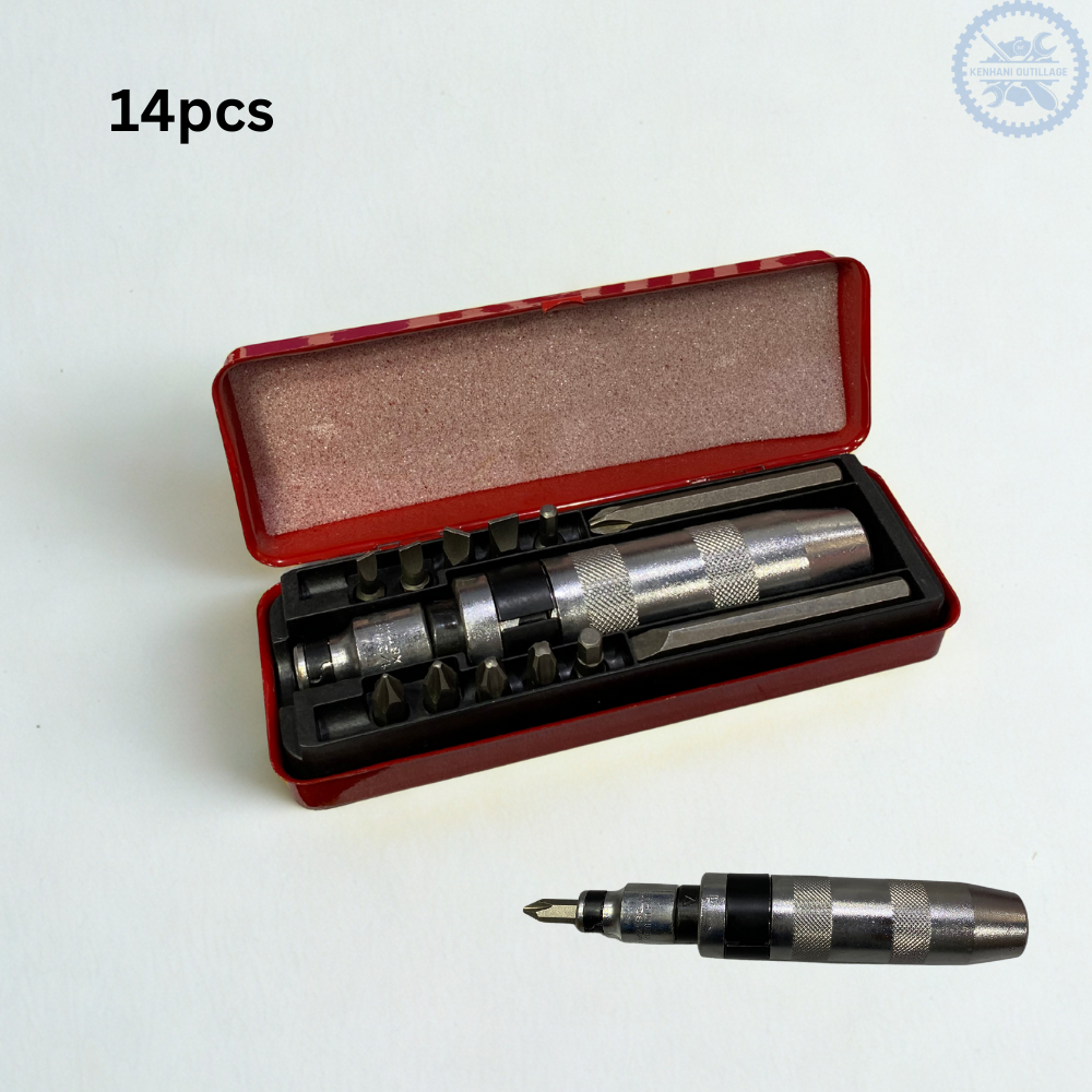 TOURNEVIS A FRAPPE 14PCS