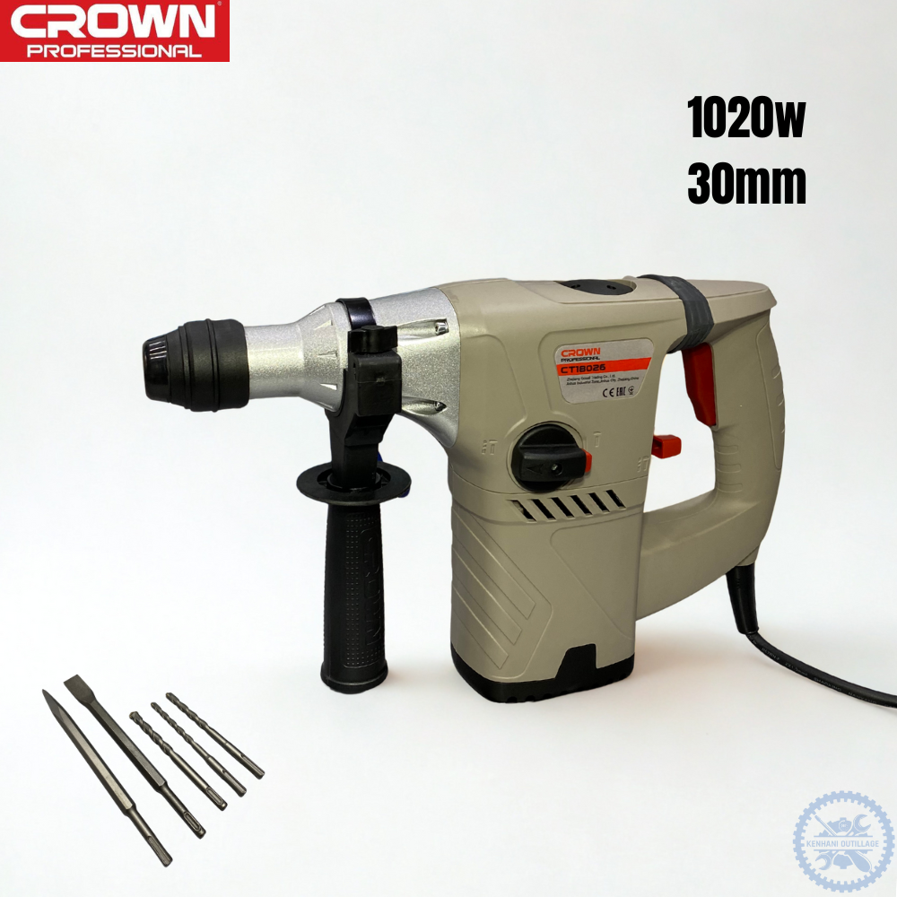 MARTEAU PERFORATEUR 1020W CROWN