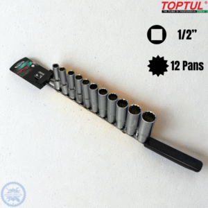 JEUX DE DOUILLE 1/2″ LONGUE 12P TOPTUL