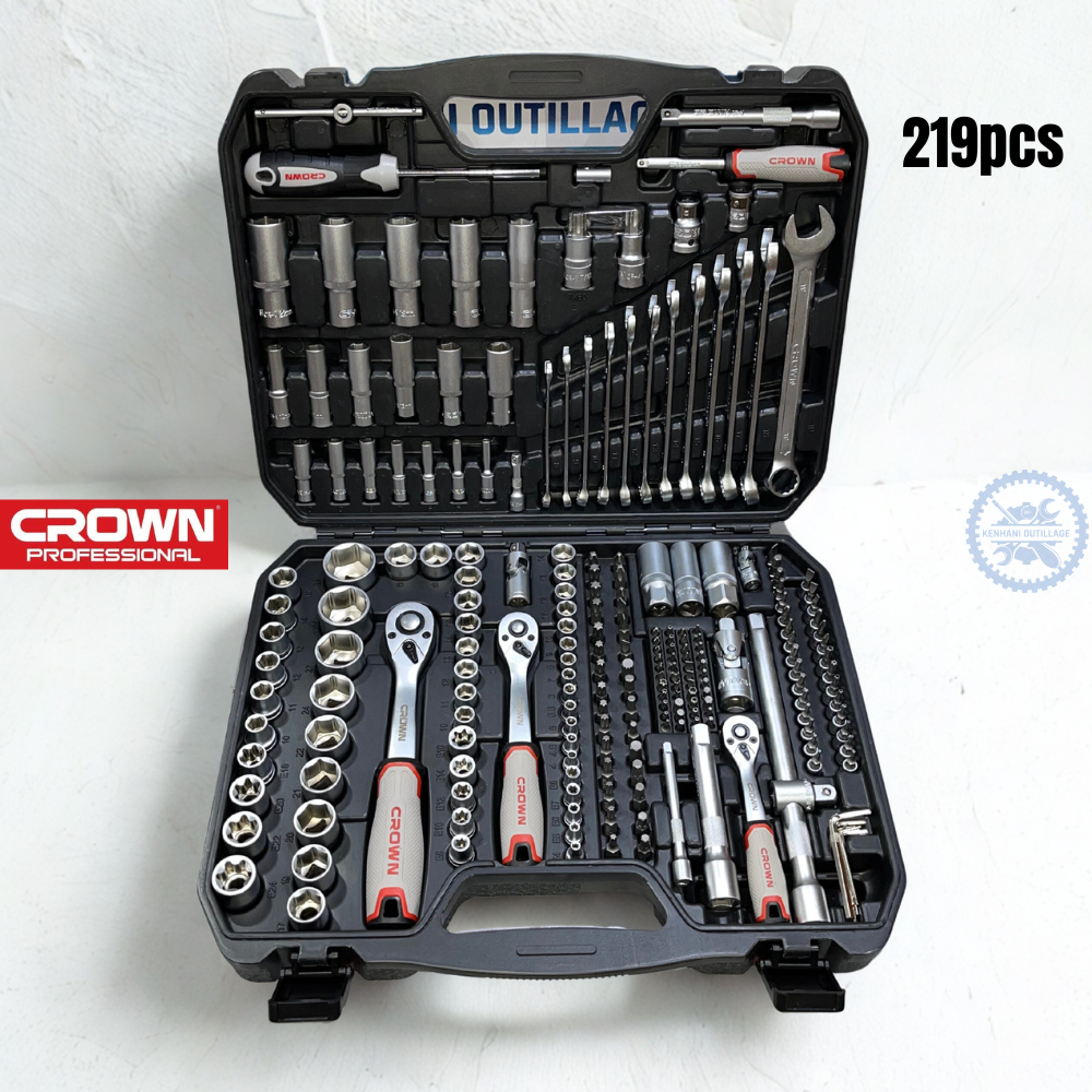 CAISSE A OUTILS 219PCS CROWN
