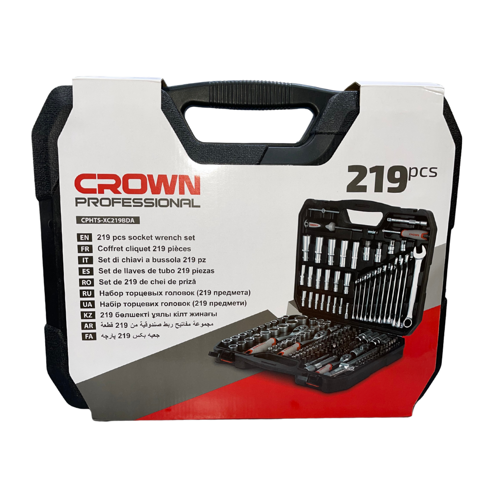 CAISSE A OUTILS 219PCS CROWN – Image 4