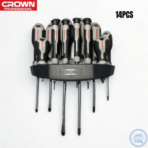 JEU DE TOURNEVIS CROWN 14PCS