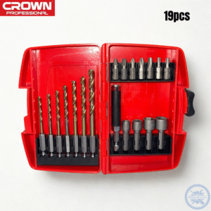 BOITE EMBOUTS + MECHES 19PCS CROWN