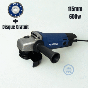 MEULEUSE 600W POWERBLU + DISQUE GRATUIT